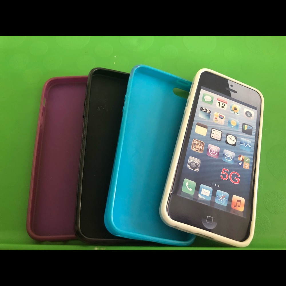 Ionic soft phone cases for iPhone 5